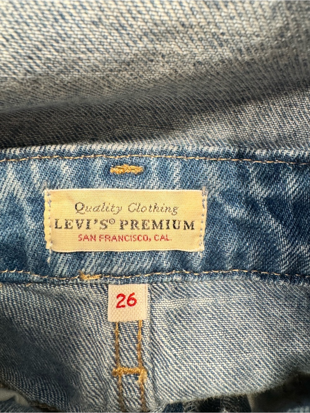 Levi's Light Blue Denim Button-Front Sleeveless Jumpsuit - Picture 2 of 12